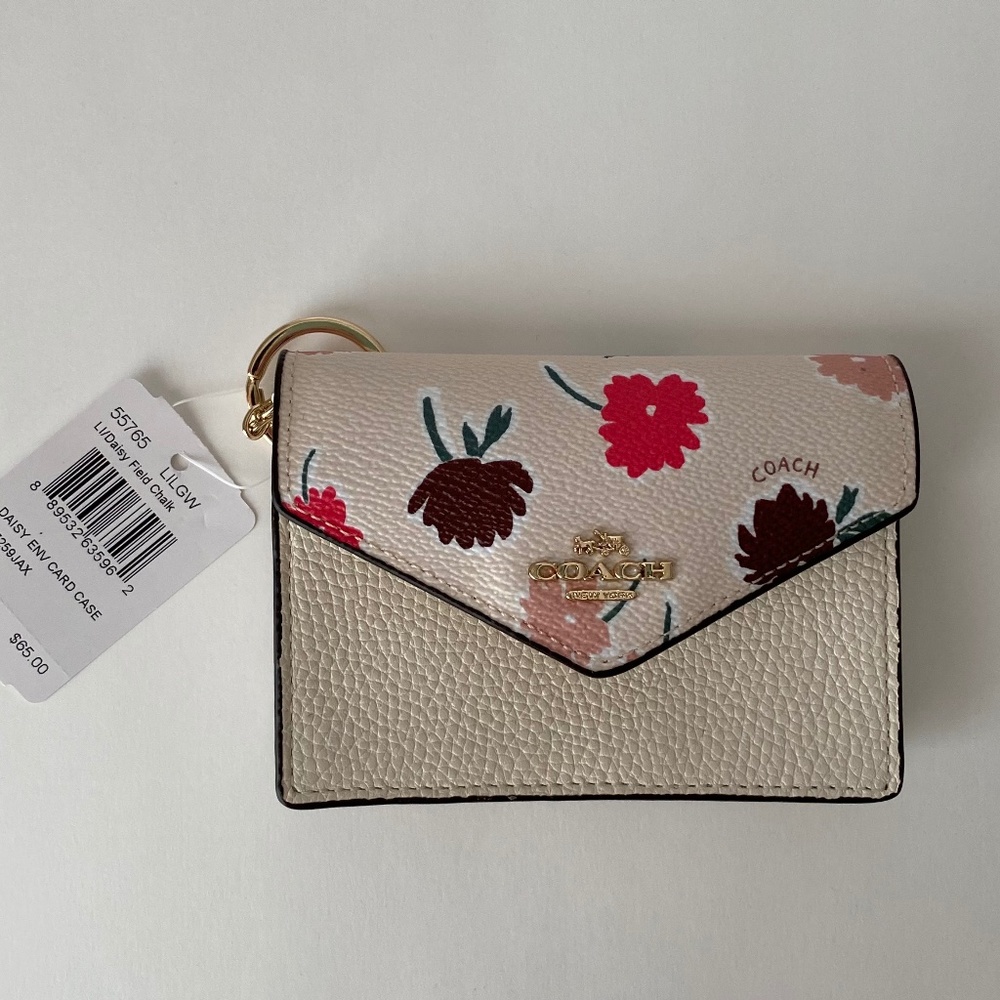 Coach envelope card case, nwt